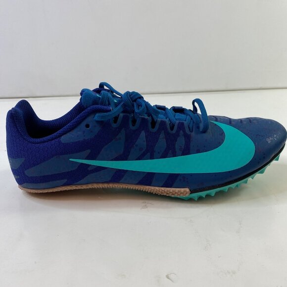 Nike Men Zoom Rival S 9 Track Field Running Shoes 907564-402 Blue Green Size 9.5 main image 11